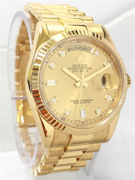 gents rolex day date president 18kt watch|rolex day date 40.